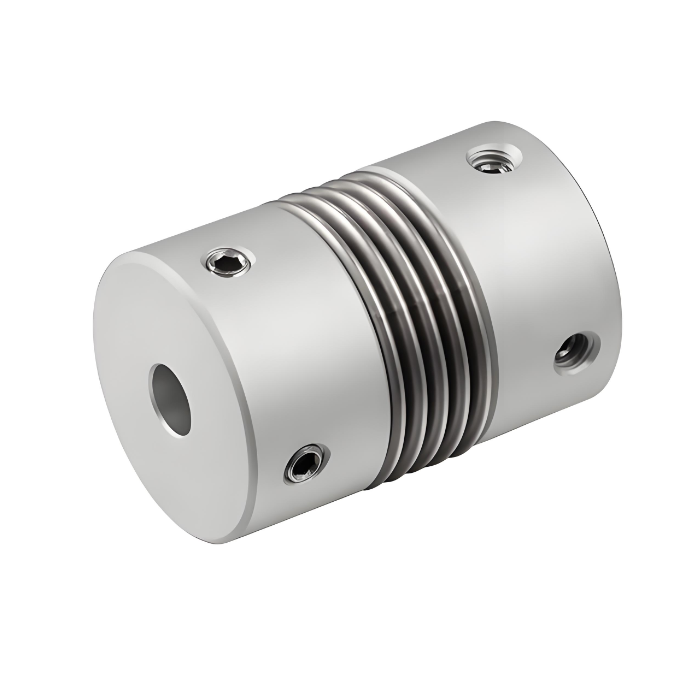 RSK-CPR Aluminium Alloy Bellows Couplings Positioning Jenis skru mengimbangi sisihan sudut jejari dan paksi dengan lebih berkesan