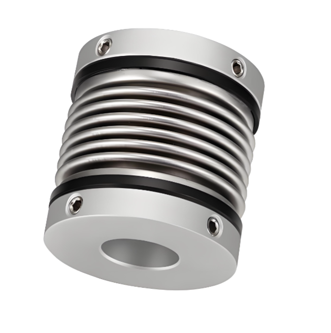 RSK-CPR Aluminium Alloy Bellows Couplings Positioning Jenis skru mengimbangi sisihan sudut jejari dan paksi dengan lebih berkesan